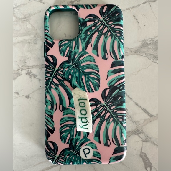 iPhone 11 Pro Max Tropical Leaf Loopy Case - Picture 1 of 1